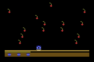 Space Treat Deluxe (Atari 2600) screenshot: I finished level 2