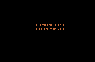 Space Treat Deluxe (Atari 2600) screenshot: Level 3 (with score)