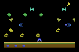 Space Treat Deluxe (Atari 2600) screenshot: I need to get the passkey then get the banana