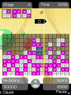 Lumines: In The House Ibiza '10 (J2ME) screenshot: Stage 4