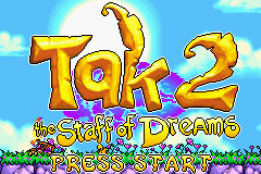 Tak 2: The Staff of Dreams (Game Boy Advance) screenshot: Title screen