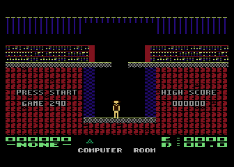 Mission on Thunderhead (Atari 8-bit) screenshot: Between-games screen