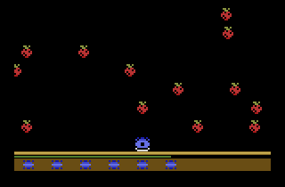 Space Treat Deluxe (Atari 2600) screenshot: I finished level 1