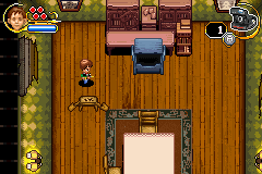 Monster House (Game Boy Advance) screenshot: The chairs are attacking