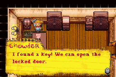 Monster House (Game Boy Advance) screenshot: Keys are needed to unlock doors