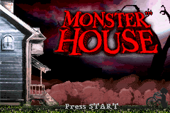 Monster House (Game Boy Advance) screenshot: Title screen