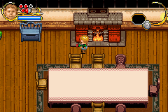Monster House (Game Boy Advance) screenshot: Nice fireplace, just don't go touching the flames