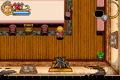 Monster House (Game Boy Advance) screenshot: The door I just entered through locked behind me