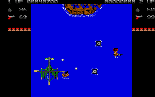 Ikari Warriors (Amiga) screenshot: Fight with helicopter.