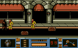 Darkman (Atari ST) screenshot: Level one