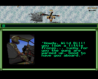 Jungle Strike (Amiga) screenshot: Level 6 - Rescued Wild Bill