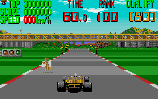 Continental Circus (Amiga) screenshot: Starting Brazil GP