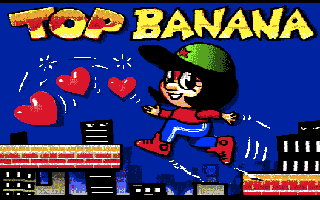 Top Banana (Amiga) screenshot: Title screen