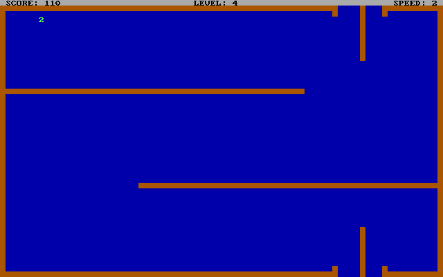 Zmiy (DOS) screenshot: Using entrance