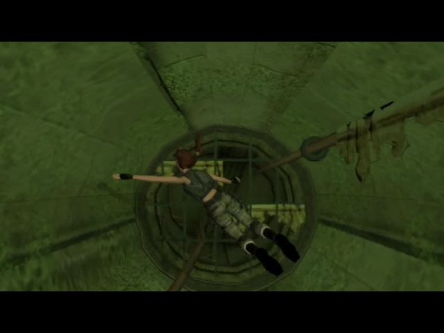 Lara Croft: Tomb Raider - The Action Adventure (DVD Player) screenshot: ...or Lara will drown