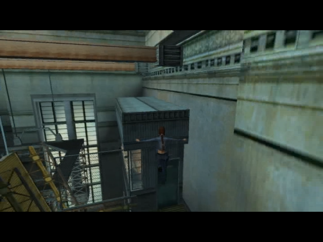 Lara Croft: Tomb Raider - The Action Adventure (DVD Player) screenshot: It's like any platformer - except someone else is playing
