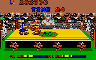Dynamite Düx (Amiga) screenshot: Mini game.