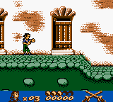 Gold and Glory: The Road to El Dorado (Game Boy Color) screenshot: Starting as Tulio...
