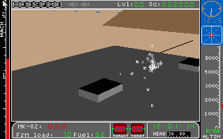 Jet (Atari ST) screenshot: Primary target destroyed