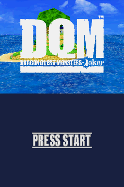 Dragon Quest Monsters: Joker (Nintendo DS) screenshot: Title screen