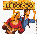 Gold and Glory: The Road to El Dorado (Game Boy Color) screenshot: Title Screen