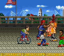 Screenshot Of B.Rap Boys (Arcade, 1992) - MobyGames