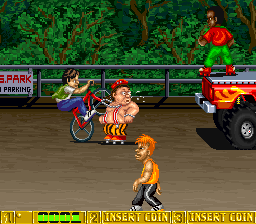 Screenshot of B.Rap Boys (Arcade, 1992) - MobyGames