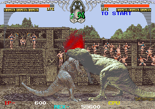 Screenshot of Dino Rex (Arcade, 1992) - MobyGames