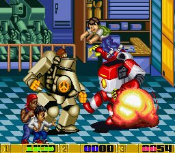 Screenshot of B.Rap Boys (Arcade, 1992) - MobyGames