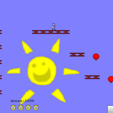 Wally (Windows) screenshot: A giant leap in the middle