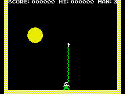Cannon Ball (ZX Spectrum) screenshot: Game start