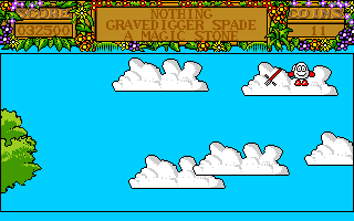 Treasure Island Dizzy (Amiga) screenshot: Getting here is easier than it seems at first glance.