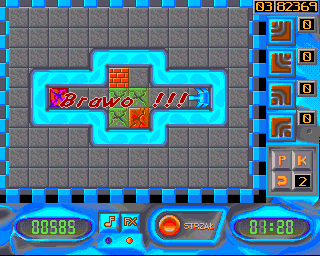 Lasermania 2 (Amiga) screenshot: Success