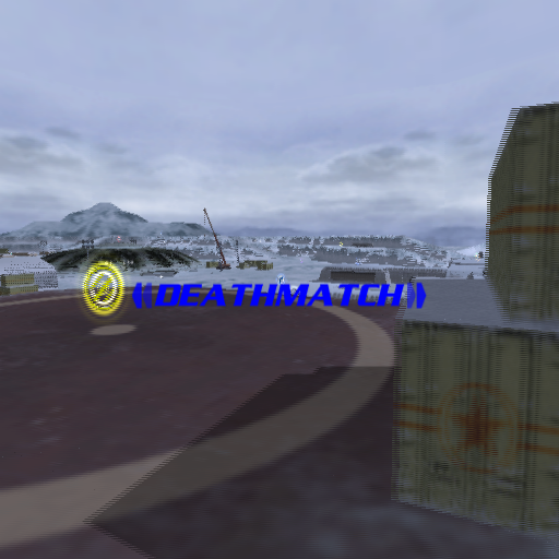 Hardware: Online Arena (PlayStation 2) screenshot: Starting a training mission. Once the area has loaded it looks as though the player can select the type of match they wish to play but they cannot