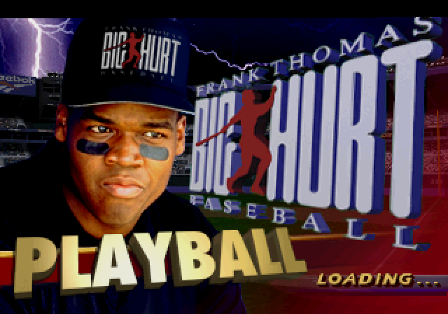 Frank Thomas Big Hurt Baseball (SEGA Saturn) screenshot: Loading Screen