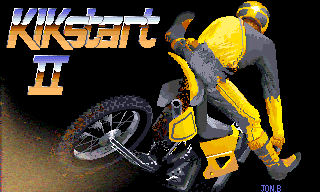 Kikstart 2 (Amiga) screenshot: Title screen
