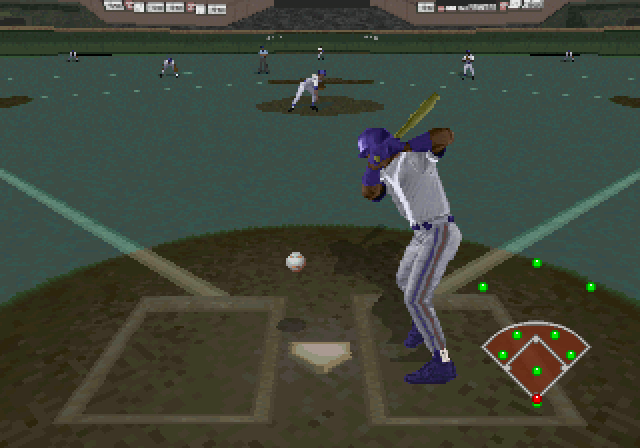 Frank Thomas Big Hurt Baseball (SEGA Saturn) screenshot: Baseball