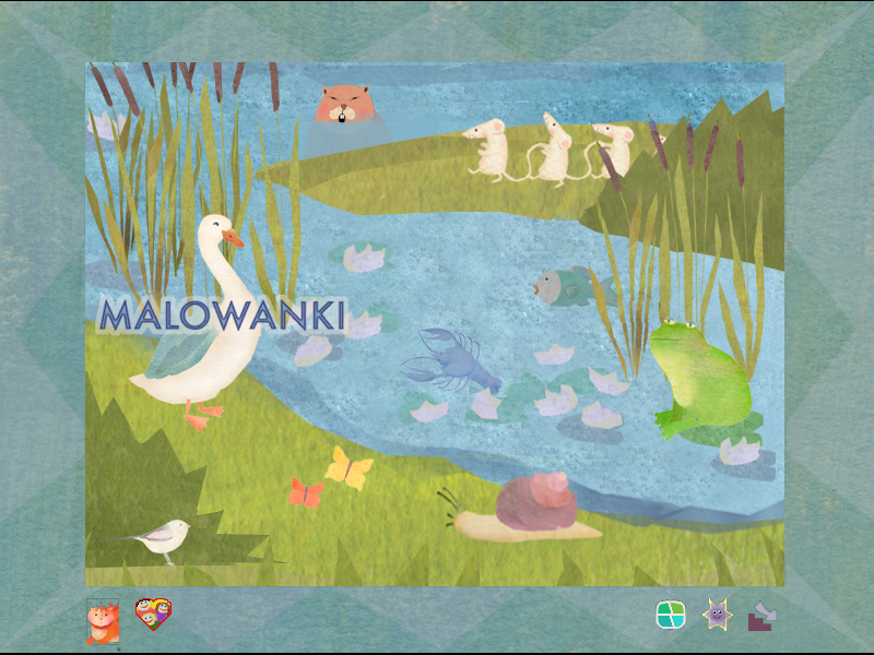 O dobrym pasterzu: Przypowieść biblijna (Windows) screenshot: The game menu