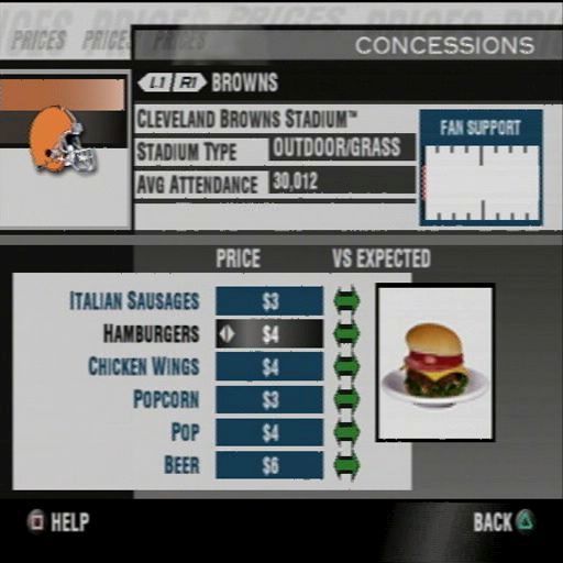 Screenshot of Madden NFL 2004 (PlayStation 2, 2003) - MobyGames