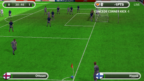Screenshot of UEFA Euro 2008 (PSP, 2008) - MobyGames
