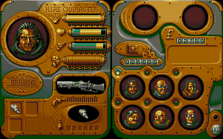 Soldiers of Fortune (Atari ST) screenshot: Select your character