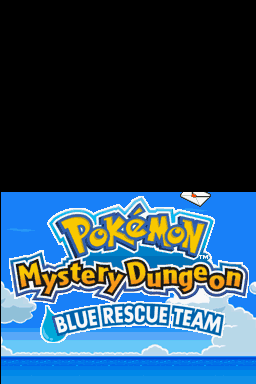 Pokémon Mystery Dungeon: Blue Rescue Team (Nintendo DS) screenshot: Title screen
