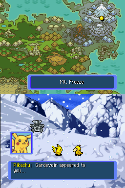 Pokémon Mystery Dungeon: Blue Rescue Team (Nintendo DS) screenshot: Save point