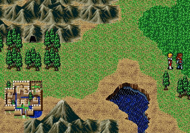 Phantasy Star Collection (SEGA Saturn) screenshot: PS IV: world map