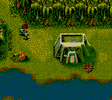 Cannon Fodder (Game Boy Color) screenshot: A closed bunker
