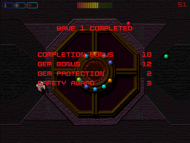 Sentinels of Ceth (Windows) screenshot: Survived the first wave