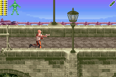 xXx (Game Boy Advance) screenshot: You start off on a bridge