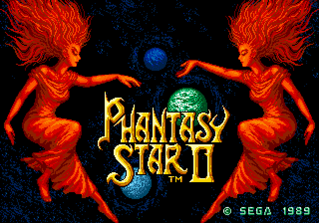 Phantasy Star Collection (SEGA Saturn) screenshot: PS II: title screen