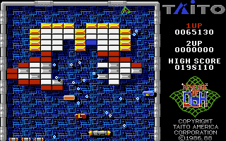 Arkanoid: Revenge of DOH (Apple IIgs) screenshot: Numerous balls in play!