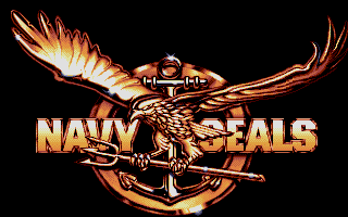 Navy Seals (Atari ST) screenshot: The title screen